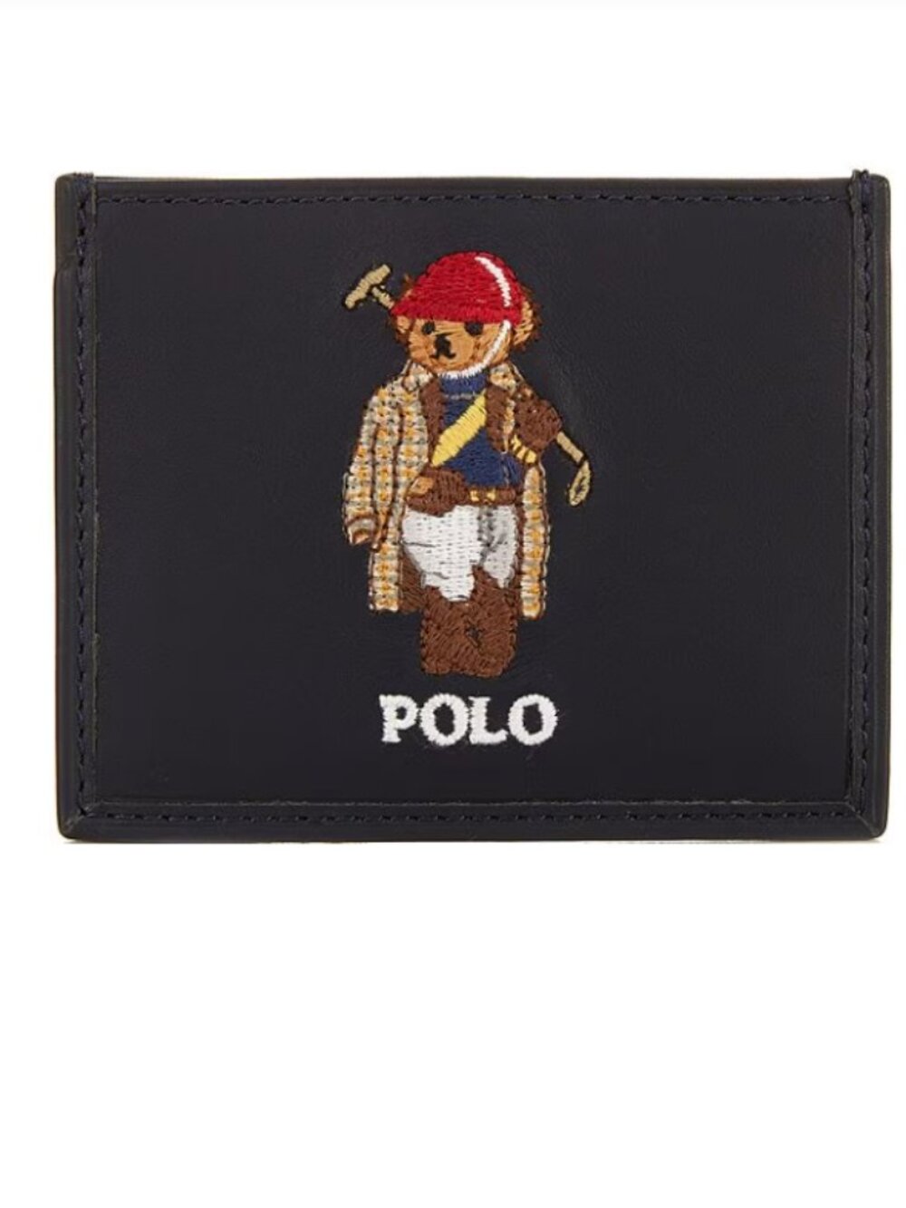 Polo Ralph Lauren Polo Bear Leather Card Case